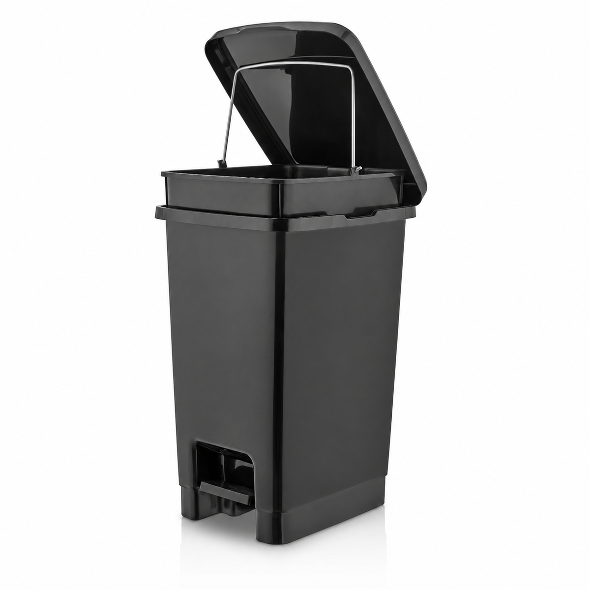 Coș cu pedalle 15 l - produs pe fundal alb