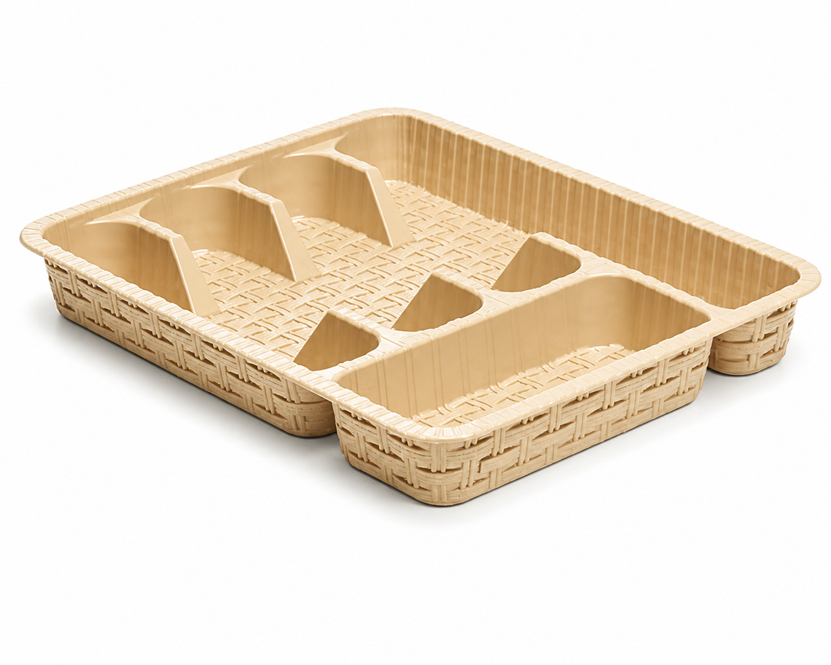 Suport tc rattan mare - produs pe fundal alb