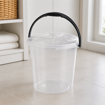Găleată cu capac transparent 10lt - imagine de prezentare