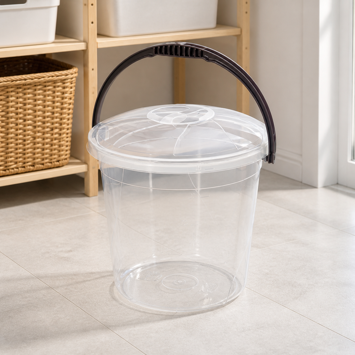 Găleată cu capac transparent 20lt - imagine de prezentare