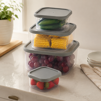Set casarolle 4 buc (275, 500, 850 1,350 l) - imagine de prezentare
