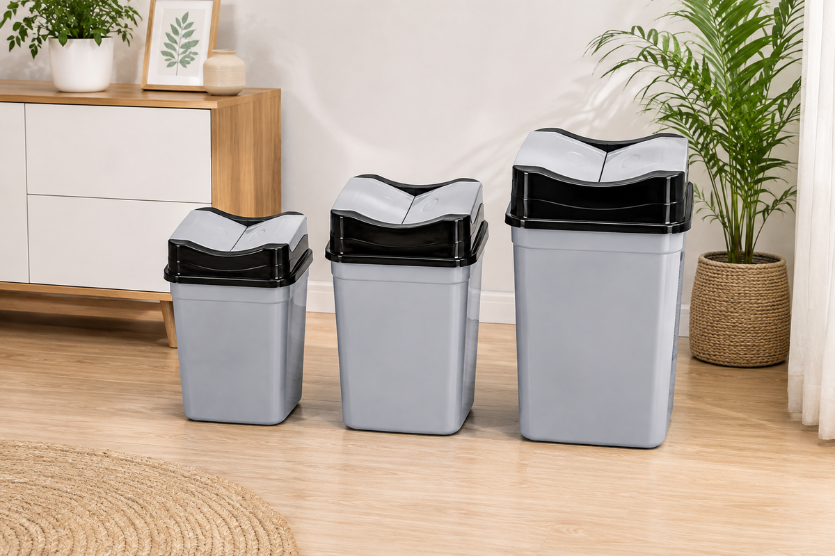 Coș clic cu dublu capac 10 l