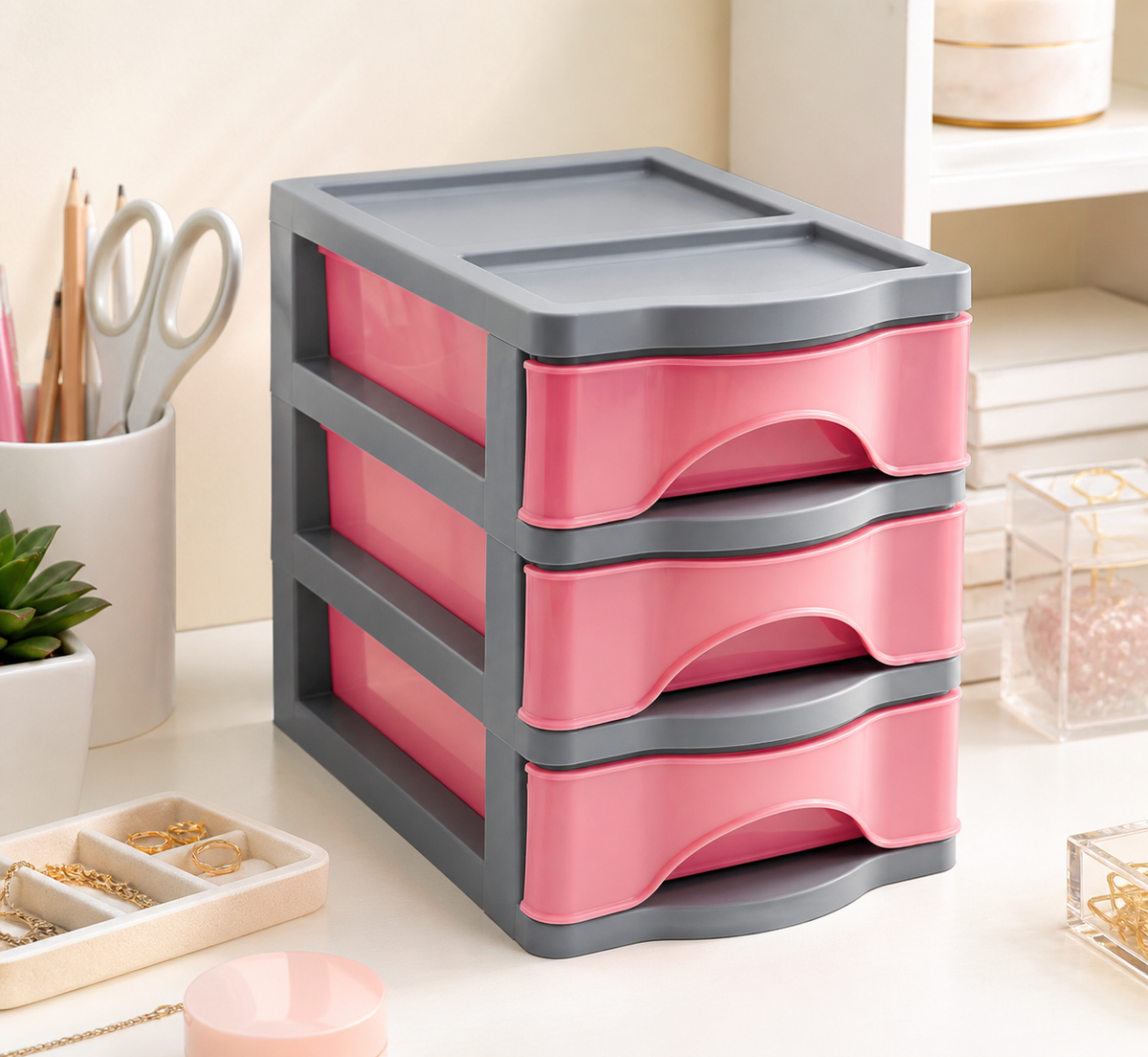 Cutie accesorii (3 sertare) - imagine produs în ambient