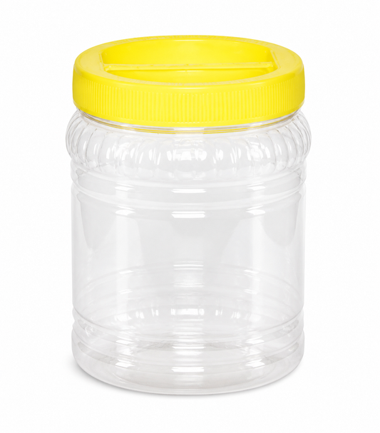 PET borcan 1lt - imagine produs pe fundal alb