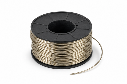 Sârmă inox 4 mm 200 m - imagine produs pe fundal alb