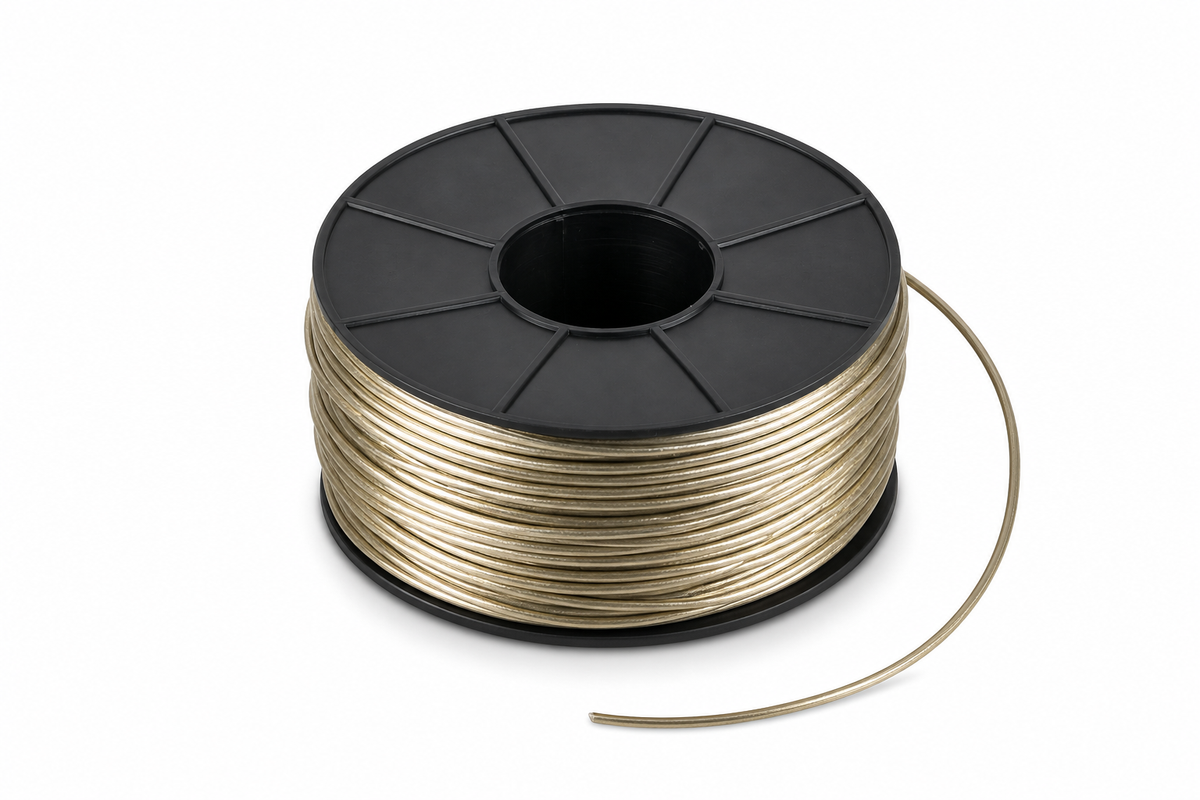Sârmă inox 6 mm 200 m - imagine produs pe fundal alb