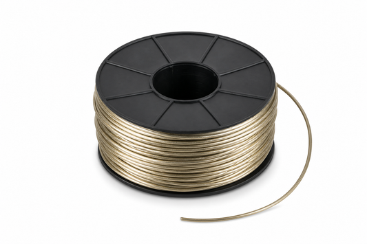 Sârmă inox 6 mm 200 m - imagine produs pe fundal alb