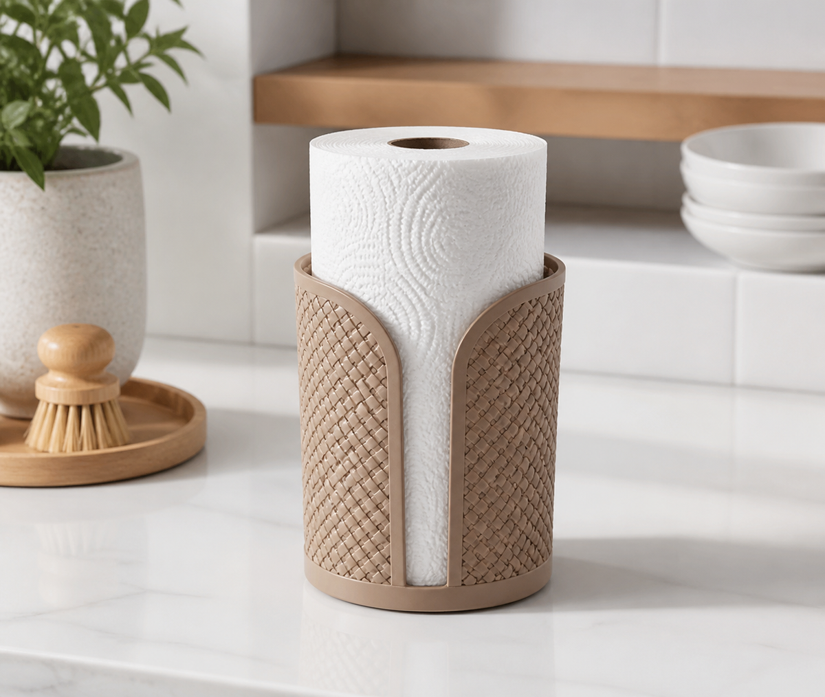 Suport pentru hârtie lux - imagine produs în ambient